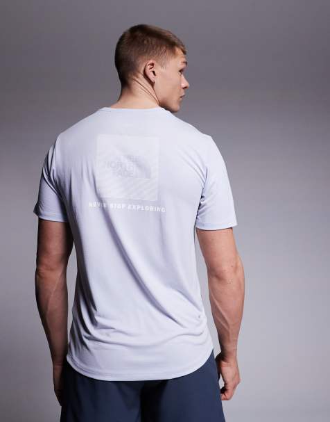 The North Face – Training 24/7 – Grå t-shirt med boxig passform och NSE-logga - view 1