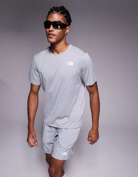 The North Face - Training 24/7 - Grå T-shirt med logo - view 1