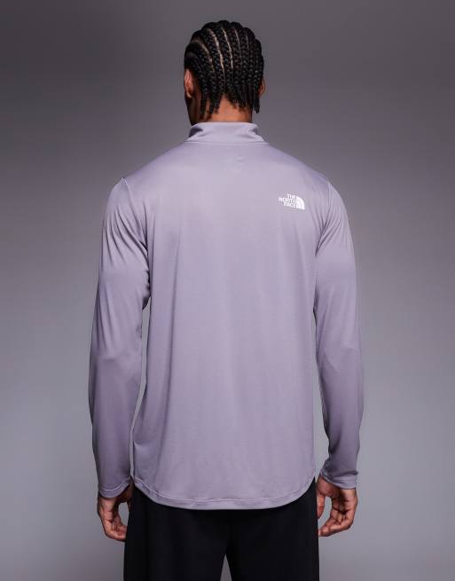 The North Face Training 24/7 logo 1/4 top in grey, 3 of 5