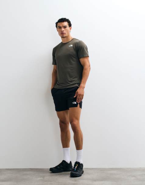 The North Face Training 24/7 logo t-shirt in khaki - view 1