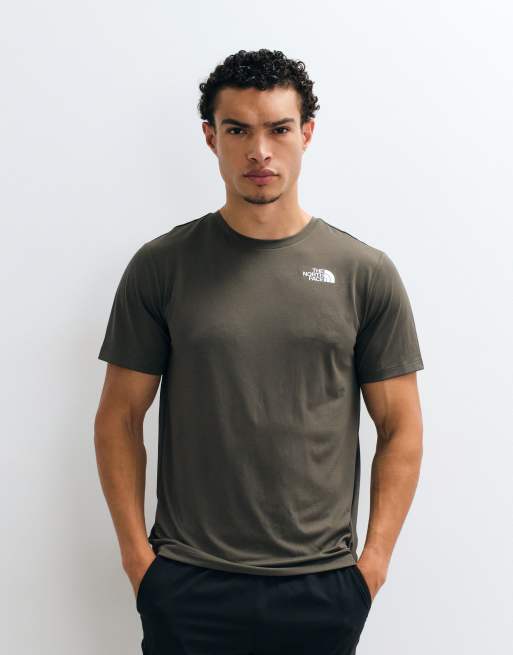 The North Face Training 24/7 logo t-shirt in khaki, 2 of 5