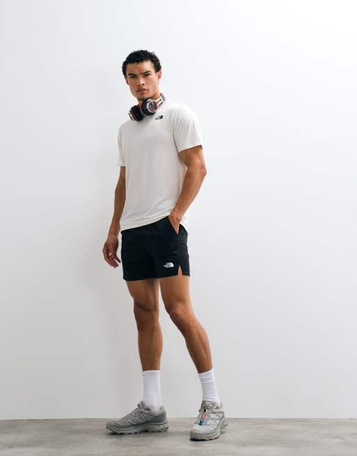 The North Face Training 24/7 logo t-shirt in off white, 2 of 5