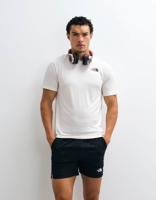 The North Face Training 24/7 logo t-shirt in off white, 3 of 5