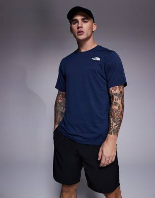 The North Face Training - 24/7 - Marineblå T-shirt med logo - view 1