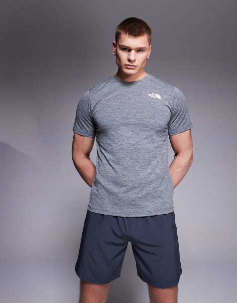 The North Face – Training 24/7 – Szary T-shirt z logo - view 1