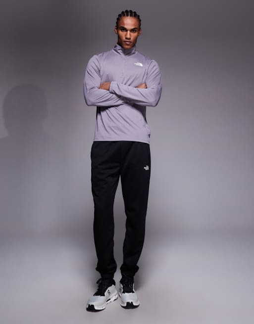 The North Face – Training 24/7 – Szary top z logo i zamkiem 1/4, 2 z 5