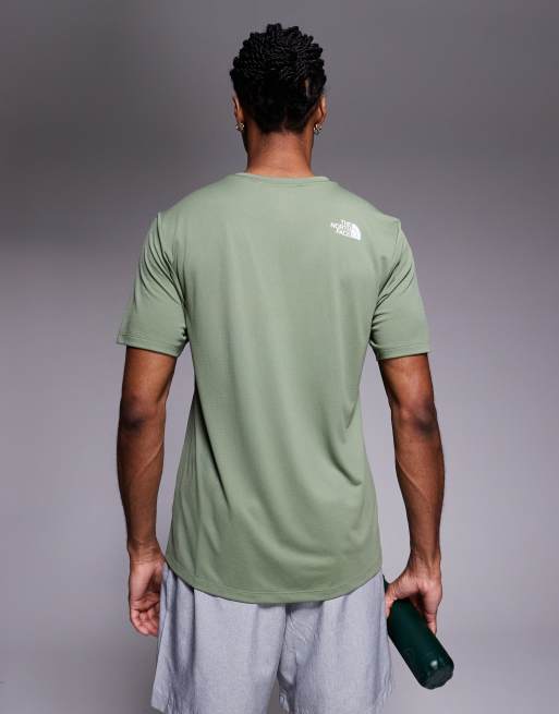 The North Face - Training 24/7 - T-shirt met logo in groen, 2 van 5