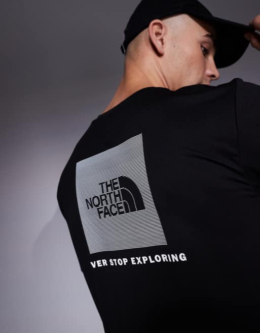 The North Face - Training 24/7 - T-shirt nera con riquadro NSE sul retro, 3 di 4