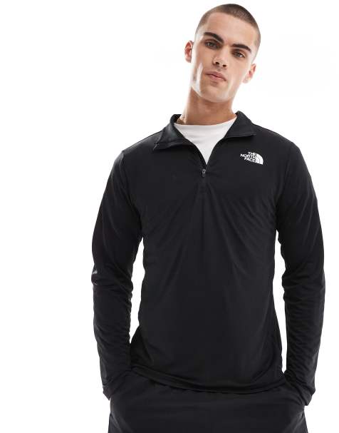 The North Face - Training 24/7 - Top nero con zip corta - view 1