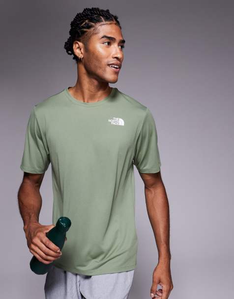 The North Face – Training 24/7 – Zielony T-shirt z logo - view 1