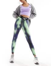 Under Armour branded legging in neon orange