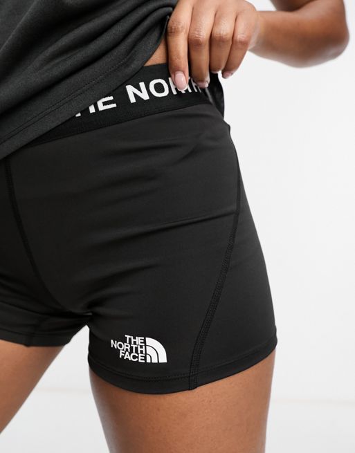 The North Face Interlock cotton legging shorts in black
