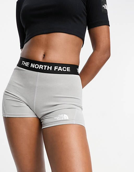 The North Face Training bootie shorts in grey | ASOS