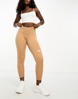 The North Face - Training Flex - 7/8-Leggings in Beige mit hohem Bund-Neutral