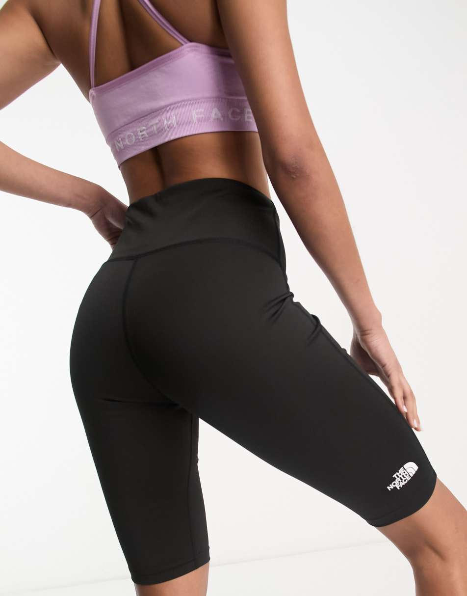 The North Face Training Flex high waist legging shorts in black