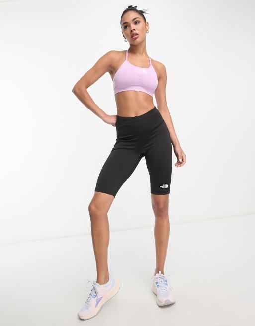 The North Face Training Aracar high waist legging shorts in black Exclusive  at ASOS