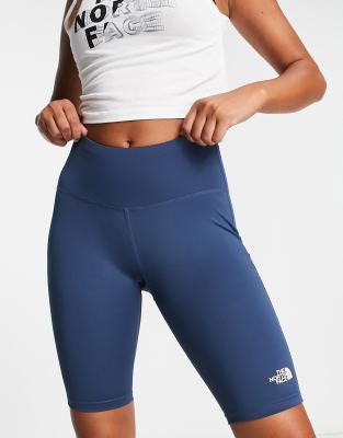 The North Face The North Face Training Flex high waist legging shorts in navy
