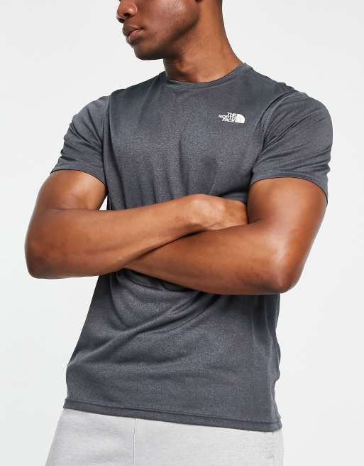 Mens grey north outlet face t shirt