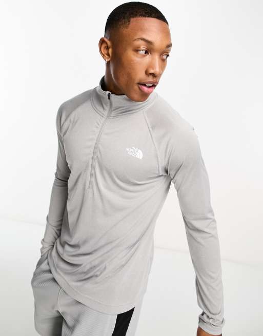 The North Face - Training Flex II - Top met lange mouwen en 1/4 rits in grijs, 3 van 4
