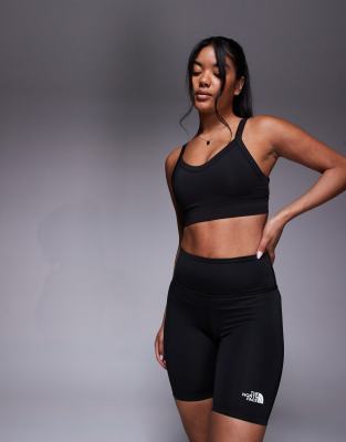 The North Face - Training Flex - Kurze Leggings in Schwarz mit Logo, 8 Zoll Schrittlänge