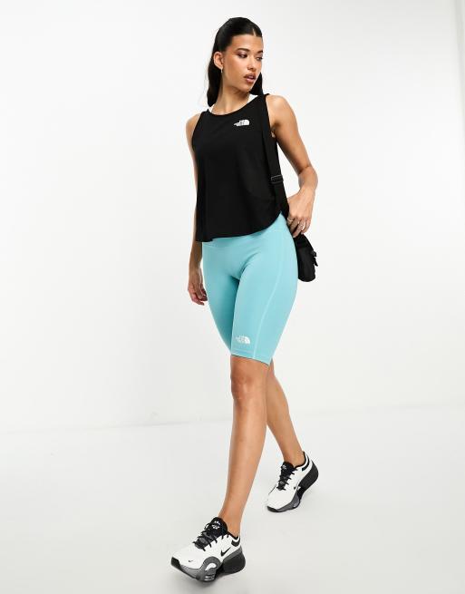 The North Face - Training - Flex - Leggingshort met hoge taille in blauw