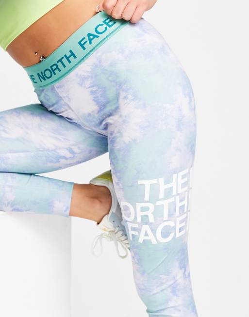The North Face – Training Flex – Syrénlila, batikfärgade leggings med medelhög midja, 3 av 4