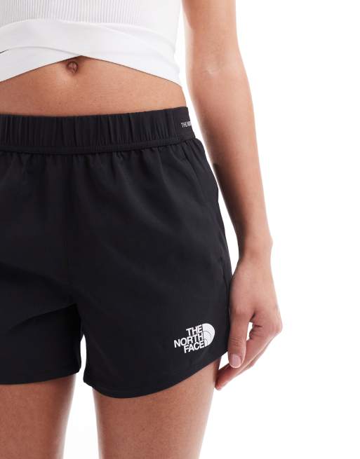 The North Face - Training - Geweven short met logo in zwart, 4 van 5