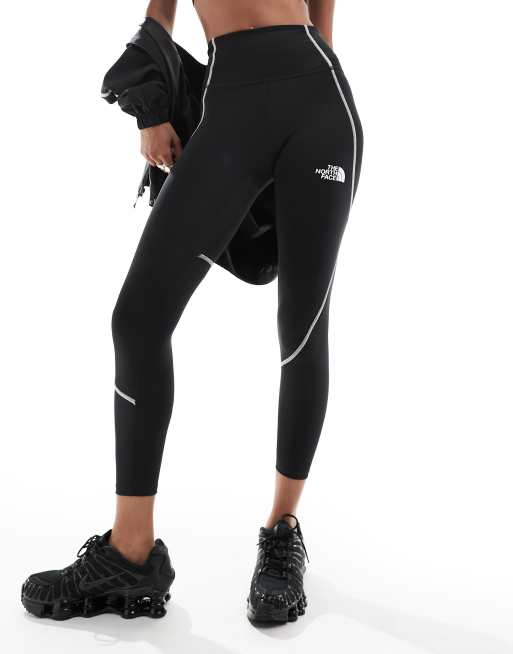 The North Face Training Aracar high waist legging shorts in black Exclusive  at ASOS