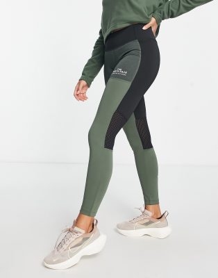 north face khaki leggings