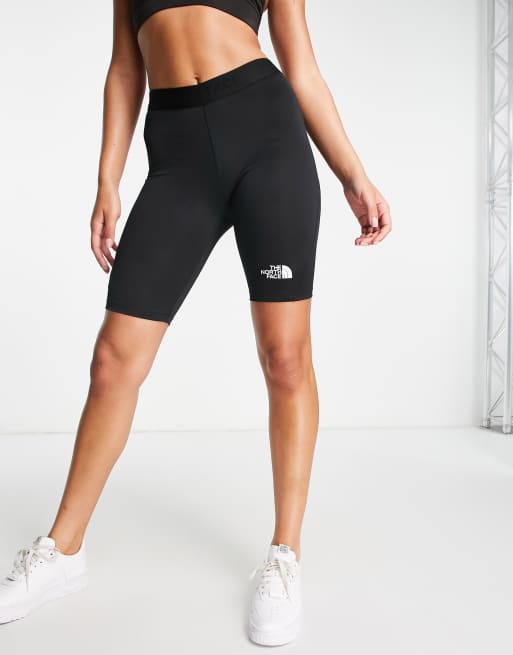 The North Face Interlock cotton legging shorts in black