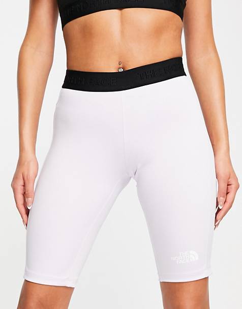 The North Face Training High Waist shorts in lilac