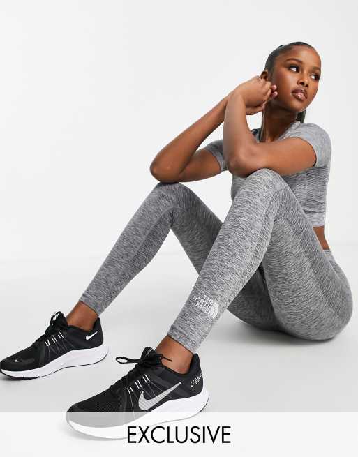 The North Face - Training - Leggings color grigi senza cuciture - In esclusiva per ASOS