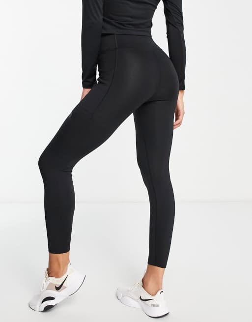 The North Face Training Midline high waist 7/8 leggings with pocket in black