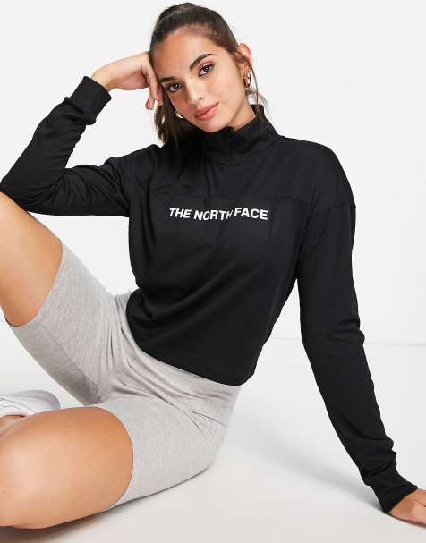 The North Face Training Mountain Athletic 1/4 zip fleece in black - view 1