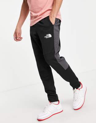 north face junior joggers black