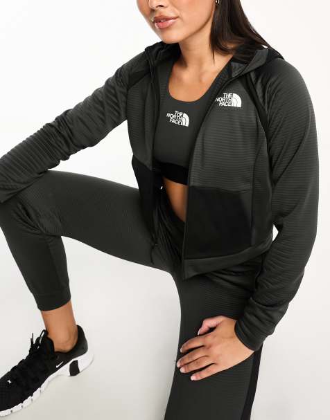 Felpa Holistic fitness full zip con cappuccio donna