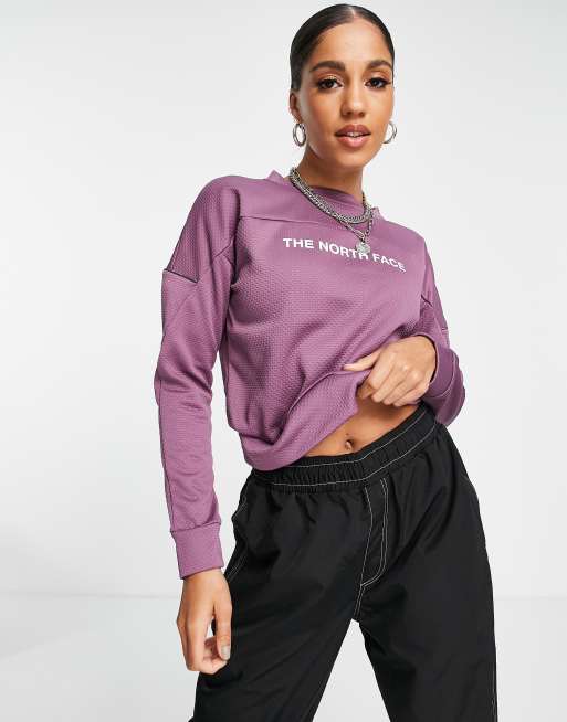 The North Face - Training Mountain Athletic - Felpa viola 