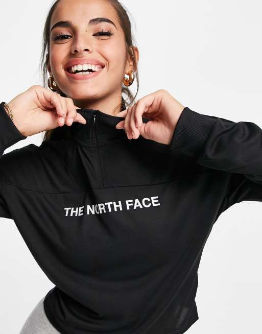 The North Face - Training Mountain Athletic - Fleece met 1/4 rits in zwart, 2 van 4