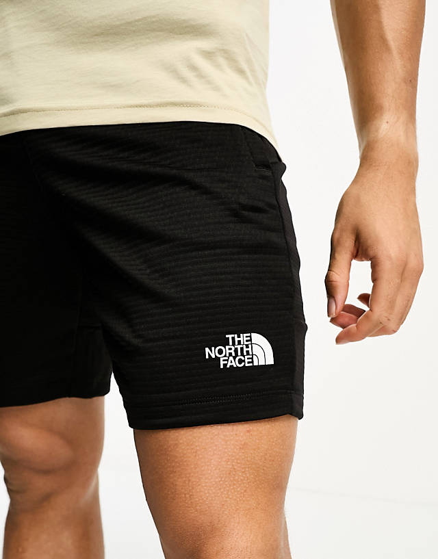 The North Face - training  mountain athletic fleece shorts in black