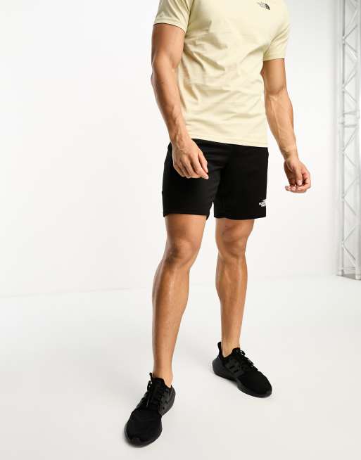 Black Athletic Fleece Shorts