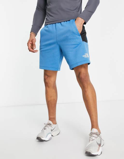 North face cheap shorts blue