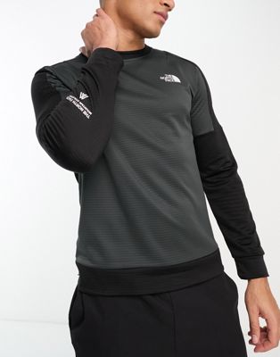 The North Face Training Mountain Athletic fleece sweatshirt in black