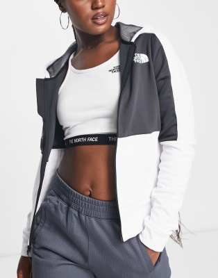 The North Face Training Mountain Athletic full zip fleece in white - ASOS Price Checker