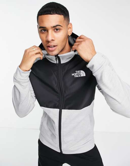 The north face train n logo full zip hooded jacket sale