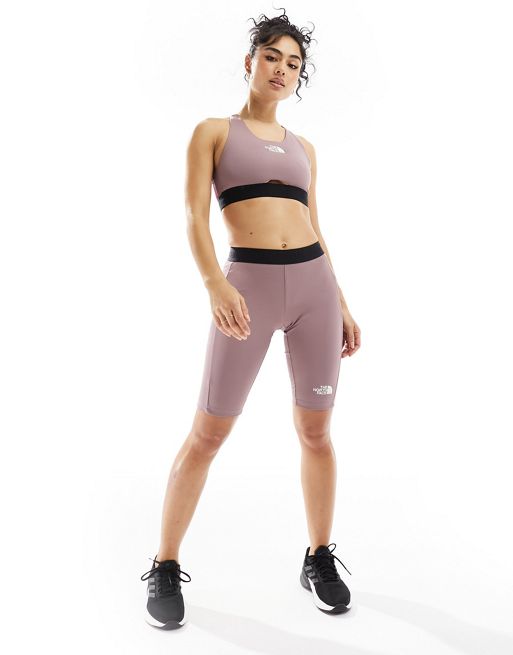 The North Face Training Mountain Athletic high waist leggings in purple