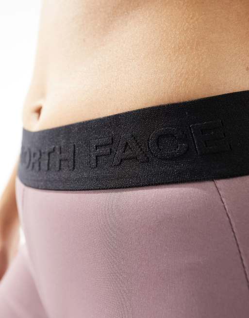 The North Face Training Mountain Athletic high waist legging shorts in grey, 4 of 5
