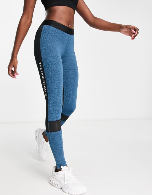 The North Face Training Mountain Athletic high waist leggings in blue ...