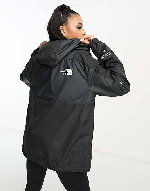 The North Face Training Mountain Athletic hooded wind jacket in black