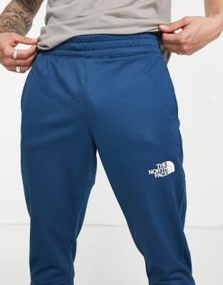 north face joggers blue