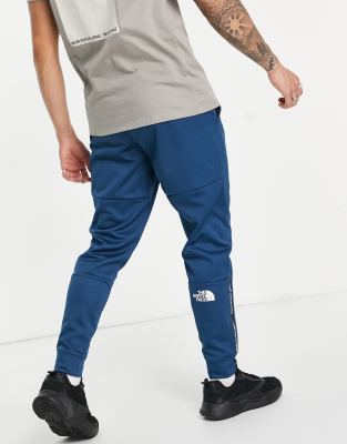 blue north face joggers